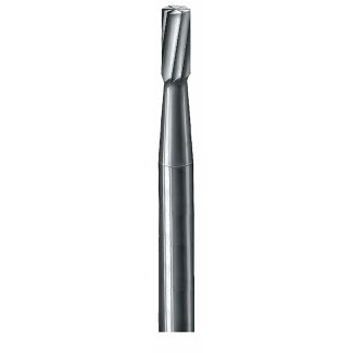 Fraise tungstène cylindrique préparation cavité 21, tige turbine. Busch
