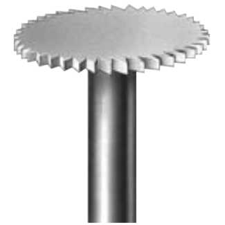 Disque cranté 231 pour gouttières thermoformées, épaisseur 0,5 mm, diamètre 060. Busch