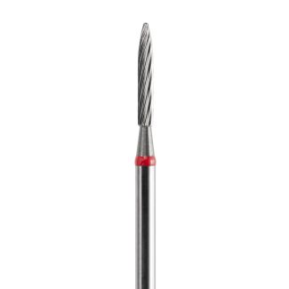 Fraise carbure de tungstène à finir A48LF bague rouge forme flamme 012. Acurata
