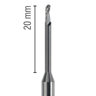 Fraise d'usinage PMMA pour Roland DWX 4 / 50 / 51D / 52DC, 1 lames col long, 020. Acurata