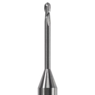 Fraise d'usinage ZrO pour système Universel ouvert, longueur 53 mm, mandrin 6 mm, 2 lames col extra-long, 020. Acurata