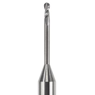 Fraise d'usinage ZrO pour système Universel ouvert, longueur 57 mm, mandrin 6 mm, 2 lames, col 20 mm, 020. Acurata