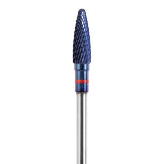 Fraise carbure tungstène AB249FX protection AC-Blue. Alliages CrCo, NiCr, résines dures 040. Acurata