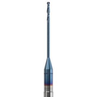 Fraise d'usinage universelle pour Zirkonzahn mandrin 3 mm, 2 lames avec traitement AC-Blue, 010. Acurata