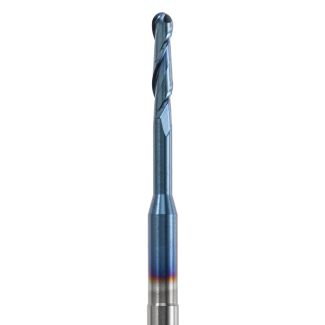 Fraise d'usinage universelle pour Zirkonzahn mandrin 3 mm, 2 lames avec traitement AC-Blue, 020. Acurata