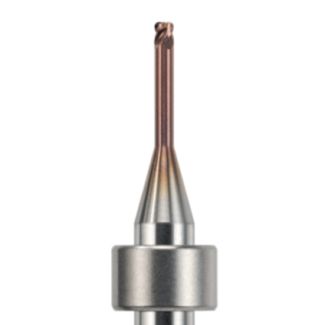 Fraise d'usinage CrCo/NEM Imes-Icore CORITEC 350i-750i mandrin 6 mm, 4 lames angles arrondis, avec traitement AC-Fire, 020. Acurata