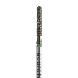 Fraise cylindrique longue bout rond AB6881 diamant bague verte série spéciale BLACK. Acurata