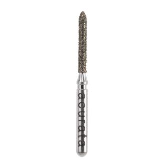 Fraise cylindrique ogivale A878 grain moyen diamant 012, mandrin court. Acurata