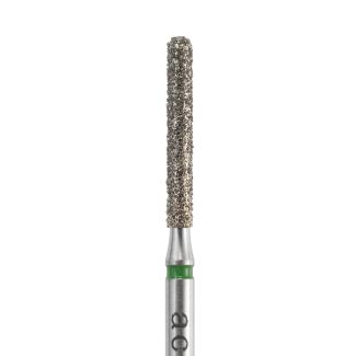 Fraise cylindrique extra longue bout rond A6882 diamant bague verte. Acurata