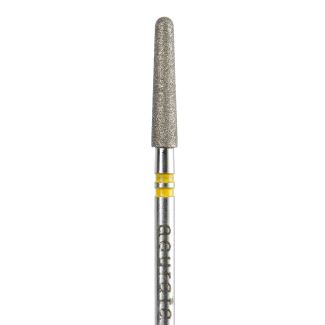 Fraise diamantée A850EFZ congé 2° spécial retouche Zircone grain extra-fin 023, tige FG 314. Acurata