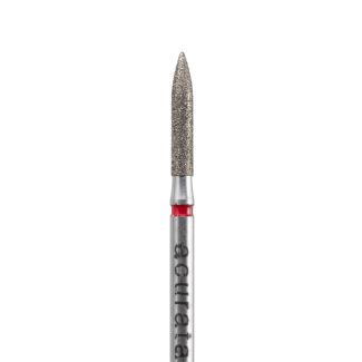Fraise flamme A8862 bague rouge pour finition composites. Acurata