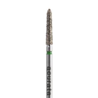 Fraise conique ogival A6879K diamant bague verte. Acurata