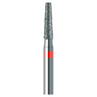 Fraise épaulement arrondi 8846KR diamant rouge. Busch