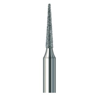 Fraise conique pointue diamant 8858 laboratoire bague rouge 014