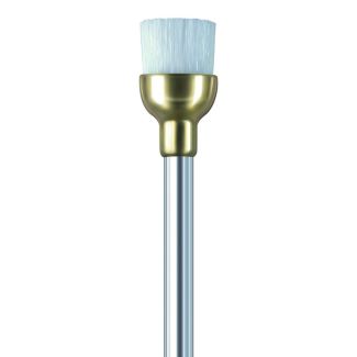 Brossette polyamide sans grain abrasif. Dureté « super douce ».