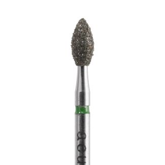 Fraise olive pointue A6368 diamant gros grain bague verte. Acurata