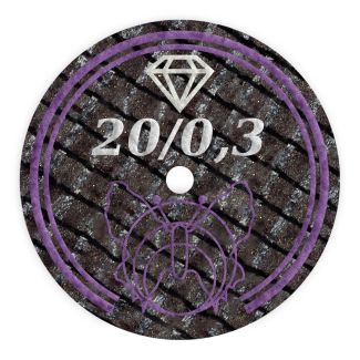 Disques renforcés diamantés pour céramique et ZrO fin 200 x 0.3 mm