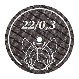 Disque à séparer ultra fin renforcé pour acier, alliages CrCo et métaux précieux 22 X 0.3 mm